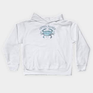 Outer Banks, NC, Atlantic Blue Crab Kids Hoodie